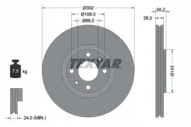 textar-92168503-tarcza-hamulcowa