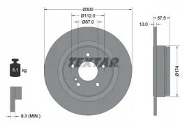 textar-92163303-tarcza-hamulcowa
