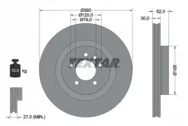textar-92162003-tarcza-hamulcowa