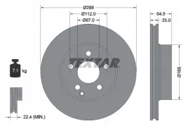 textar-92159603-tarcza-hamulcowa