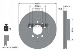 textar-92146900-tarcza-hamulcowa