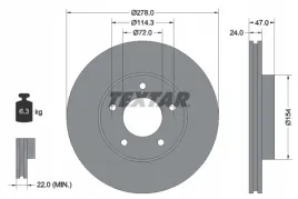 textar-92146503-tarcza-hamulcowa