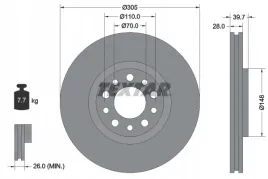 textar-92145003-tarcza-hamulcowa