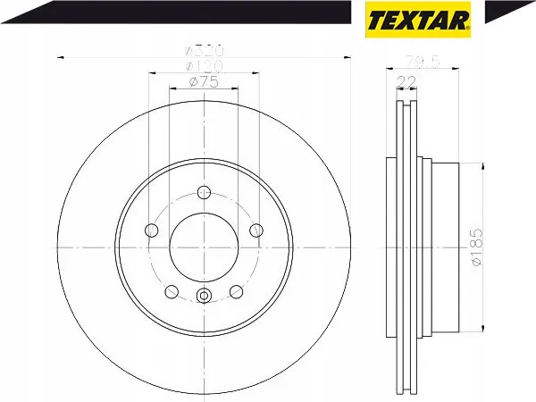 textar-92141603-tarcza-hamulcowa-waga-z-opakowaniem-0-kg