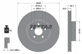 textar-92139500-tarcza-hamulcowa
