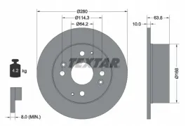 textar-92138600-tarcza-hamulcowa