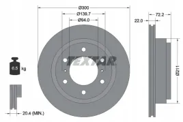 textar-92135103-tarcza-hamulcowa