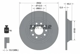 textar-92132503-tarcza-hamulcowa