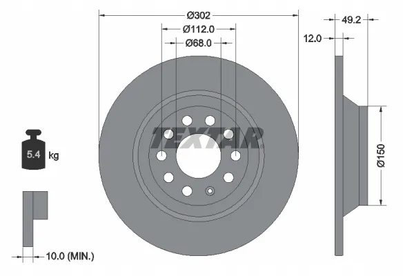 textar-92132503-tarcza-hamulcowa-stan-nowy