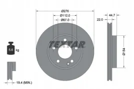 textar-92131903-tarcza-hamulcowa