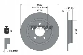textar-92130600-tarcza-hamulcowa