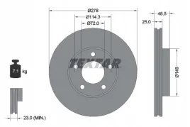 textar-92130303-tarcza-hamulcowa