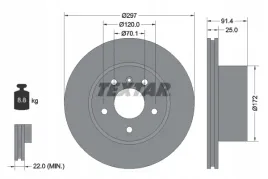 textar-92129700-tarcza-hamulcowa