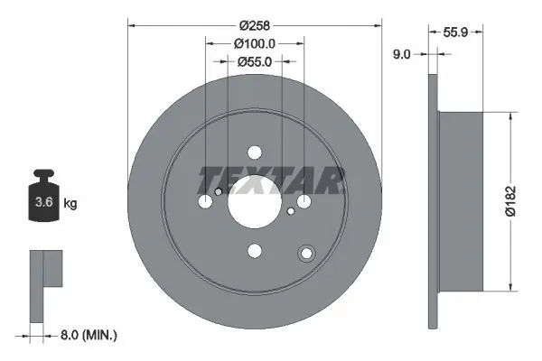 textar-92126103-tarcza-hamulcowa-producent-czesci-textar