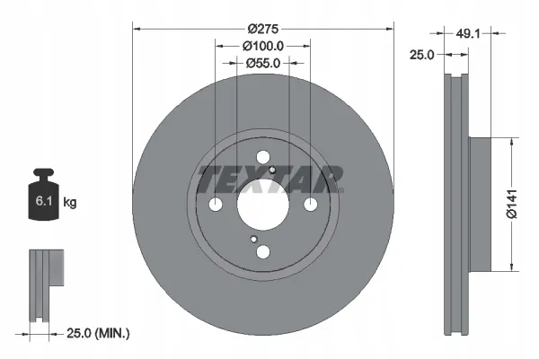 textar-92126003-tarcza-hamulcowa-stan-nowy