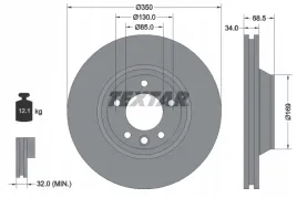 textar-92121705-tarcza-hamulcowa