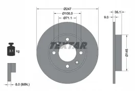 textar-92111703-tarcza-hamulcowa