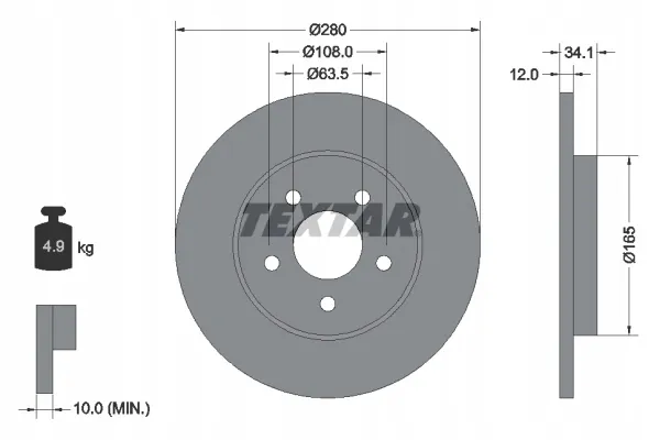 textar-92109703-tarcza-hamulcowa
