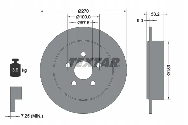 textar-92108600-tarcza-hamulcowa-stan-nowy