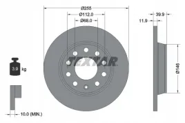 textar-92106303-tarcza-hamulcowa