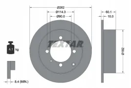 textar-92104000-tarcza-hamulcowa
