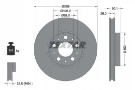 textar-92100503-tarcza-hamulcowa
