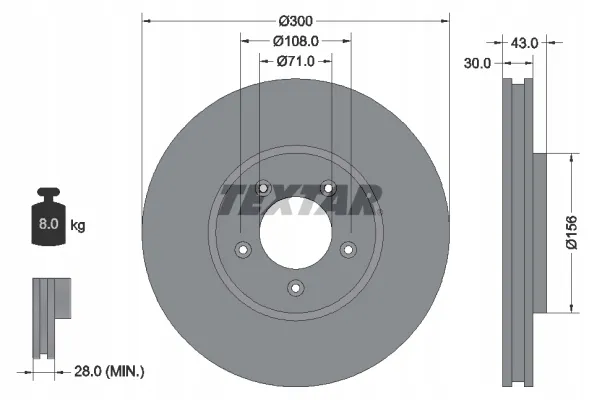 textar-92099003-tarcza-hamulcowa-stan-nowy