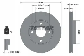 textar-92096203-tarcza-hamulcowa
