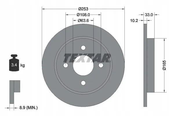 textar-92088403-tarcza-hamulcowa-stan-nowy