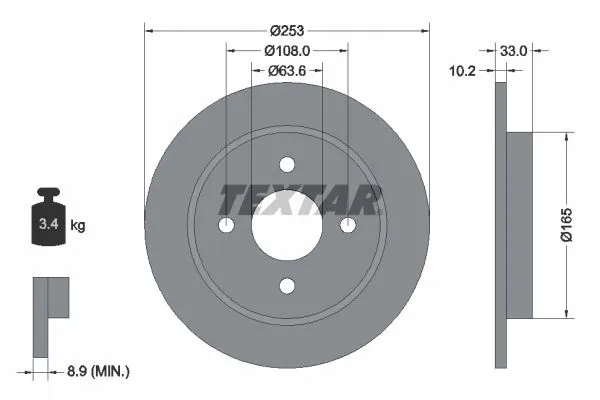 textar-92088403-tarcza-hamulcowa-producent-czesci-textar