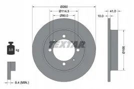 textar-92083003-tarcza-hamulcowa