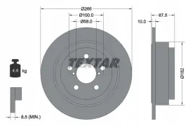 textar-92082000-tarcza-hamulcowa