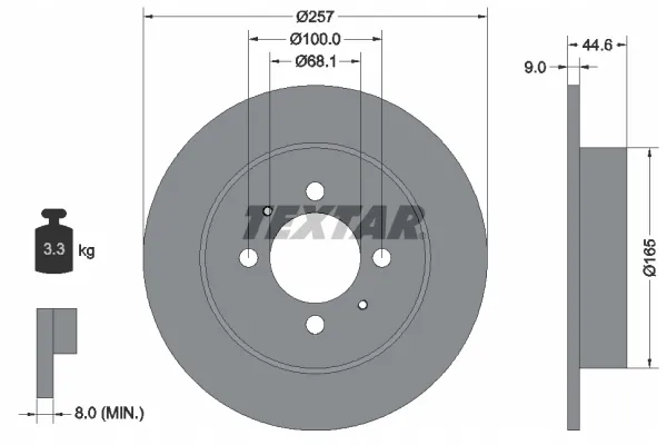 textar-92079900-tarcza-hamulcowa-stan-nowy