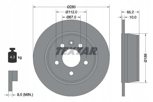 textar-92074503-tarcza-hamulcowa-stan-nowy