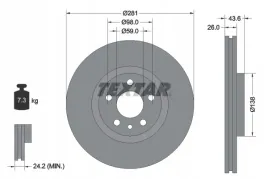 textar-92074003-tarcza-hamulcowa