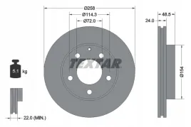 textar-92062000-tarcza-hamulcowa