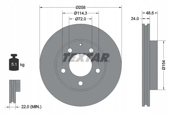 textar-92062000-tarcza-hamulcowa-stan-nowy