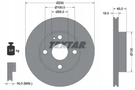 textar-92061500-tarcza-hamulcowa