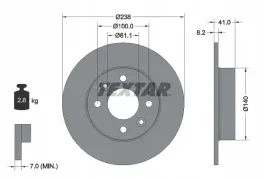 textar-92036003-tarcza-hamulcowa