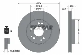 textar-92031900-tarcza-hamulcowa