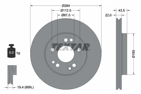 textar-92031900-tarcza-hamulcowa-stan-nowy