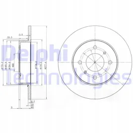 delphi-bg3764-tarcza-hamulcowa