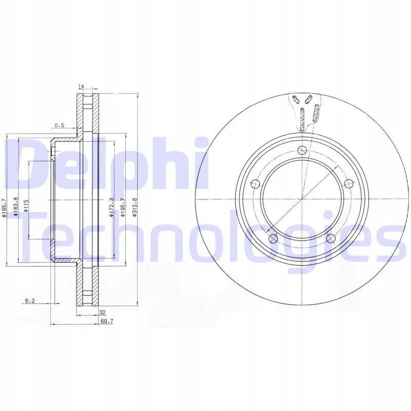 delphi-bg3558-tarcza-hamulcowa-stan-nowy