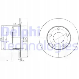 delphi-bg3382-tarcza-hamulcowa