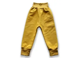 128-spodnie-dla-chlopca-caloroczne-dresowe-bawelna-musztardowe
