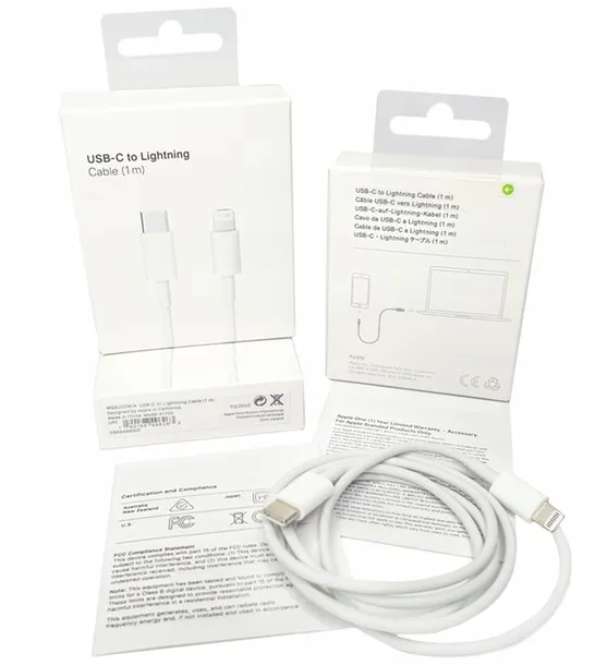 kabel-iphone-lightning-usb-c-ladowarka-do-apple-xl-kolor-bialy-stan-nowy