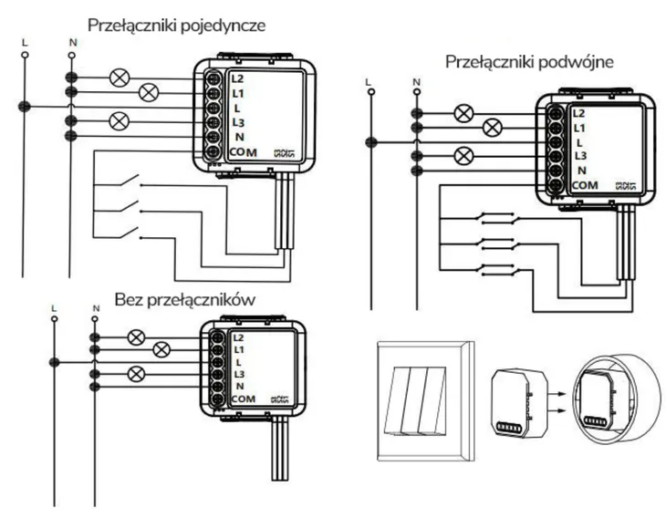 modul-oxt-mini-przekaznik-3-obwody-zigbee-tuya-stan-nowy