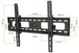 uchwyt-scienny-do-lcd-32-65-z-regulacja-waga-z-opakowaniem-2-kg-stan-nowy