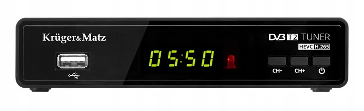 tuner-dekoder-dvb-t2-h-265-hevc-krugerandmatz-stan-nowy-model-km0550c-kod-producenta-km0550c