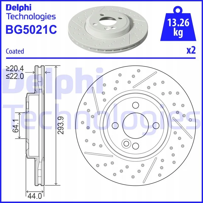delphi-bg5021c-tarcza-hamulcowa-stan-nowy